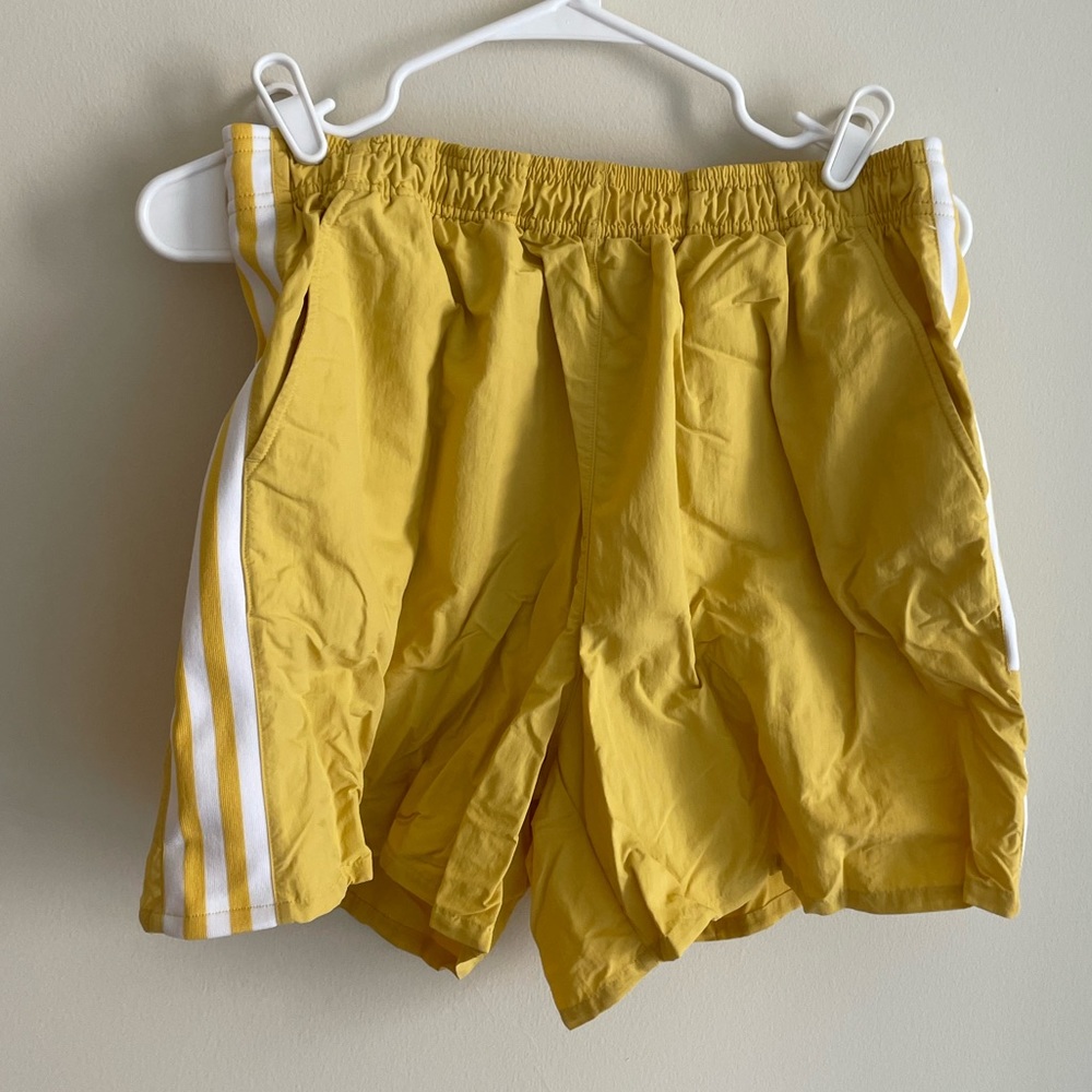 Adidas Yellow Shorts Large